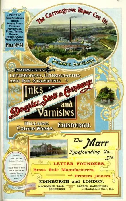 Framed Print : Adverts, three Scottish businesses Framed Print : Adverts, three Scottish businesses