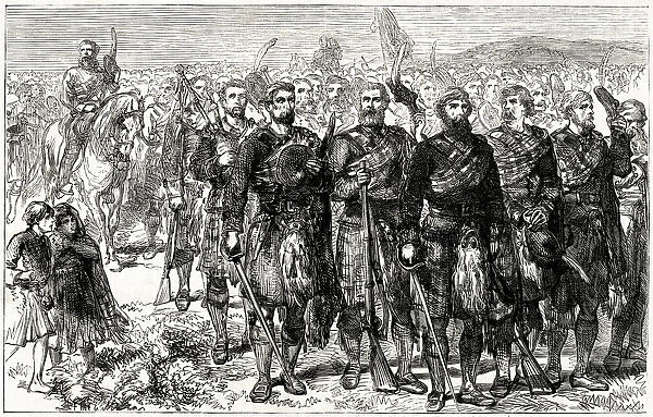 Advance of the Highlanders at the Battle of Prestonpans (or Battle of Gladsmuir)