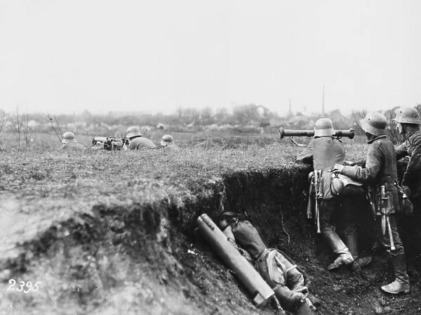 Advanced German machine gun post WWI