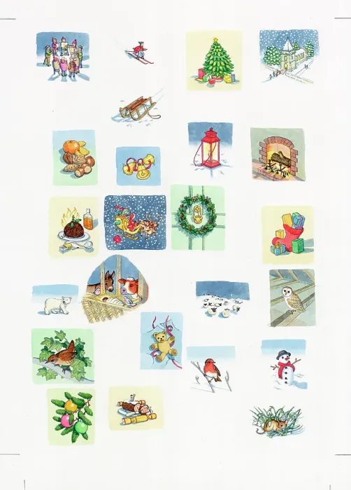Framed Print : Advent Calendar - Inner by Ben Blathwayt - to match Image 10718558 (A snowy Farmyard Advent Calendar) Framed Print : Advent Calendar - Inner by Ben Blathwayt - to match Image 10718558 (A snowy Farmyard Advent Calendar)