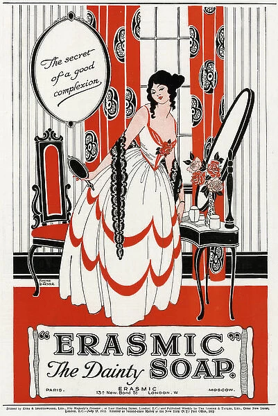 Advet for Erasmic soap 1918