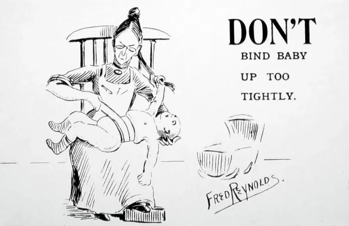 Framed Print : Advice for parents, early 1900s Framed Print : Advice for parents, early 1900s
