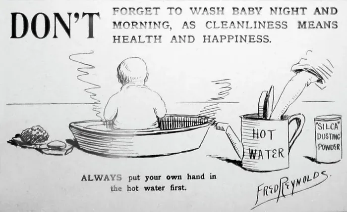 Framed Print : Advice for parents, early 1900s Framed Print : Advice for parents, early 1900s