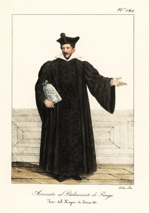 Framed Print : Advocate to the Parlement de Paris, 1580s Framed Print : Advocate to the Parlement de Paris, 1580s