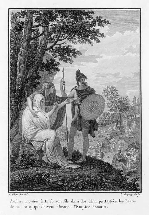 Framed Print : AENEAS AND ANCHISES Framed Print : AENEAS AND ANCHISES
