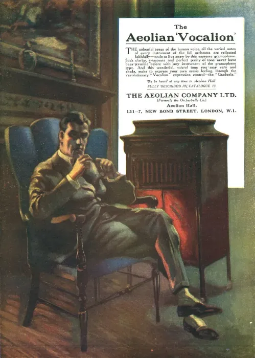 Framed Print : The Aeolian Company Vocalion Advertisement Framed Print : The Aeolian Company Vocalion Advertisement