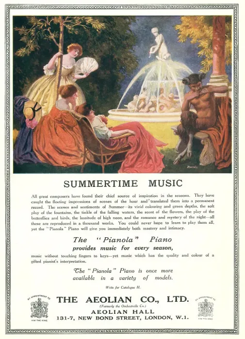 Framed Print : Aeolian Pianola Advertisement Framed Print : Aeolian Pianola Advertisement
