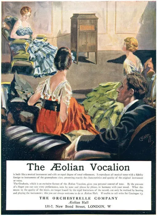 Framed Print : Aeolian Vocalion Advertisement Framed Print : Aeolian Vocalion Advertisement