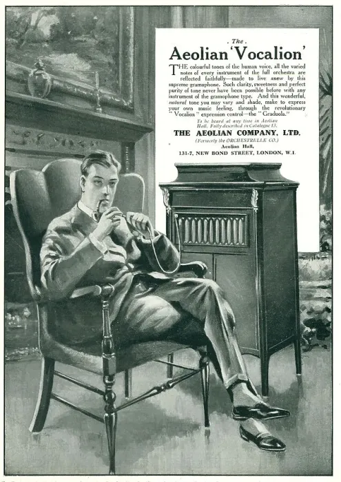 Framed Print : The Aeolian Vocalion Advertisement Framed Print : The Aeolian Vocalion Advertisement