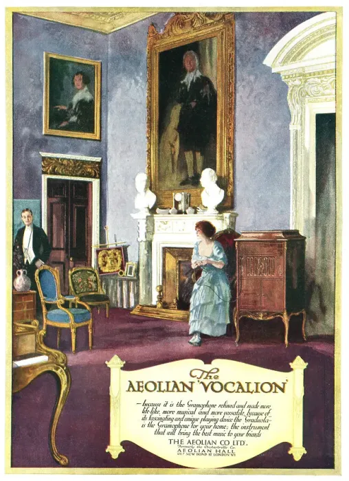 Framed Print : Aeolian Vocalion Advertisement Framed Print : Aeolian Vocalion Advertisement