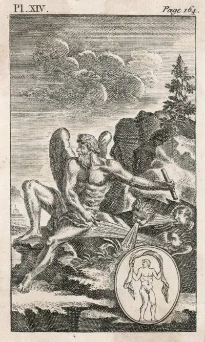 Framed Print : AEOLUS. Zeus appointed him ruler of the winds, which he controlled Framed Print : AEOLUS. Zeus appointed him ruler of the winds, which he controlled