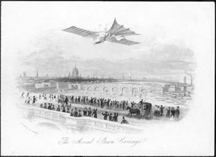 Framed Print : Aerial Steam Carriage Framed Print : Aerial Steam Carriage