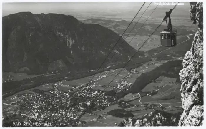 Framed Print : Aerial view of Bad Reichenhall, Bavaria, Germany Framed Print : Aerial view of Bad Reichenhall, Bavaria, Germany