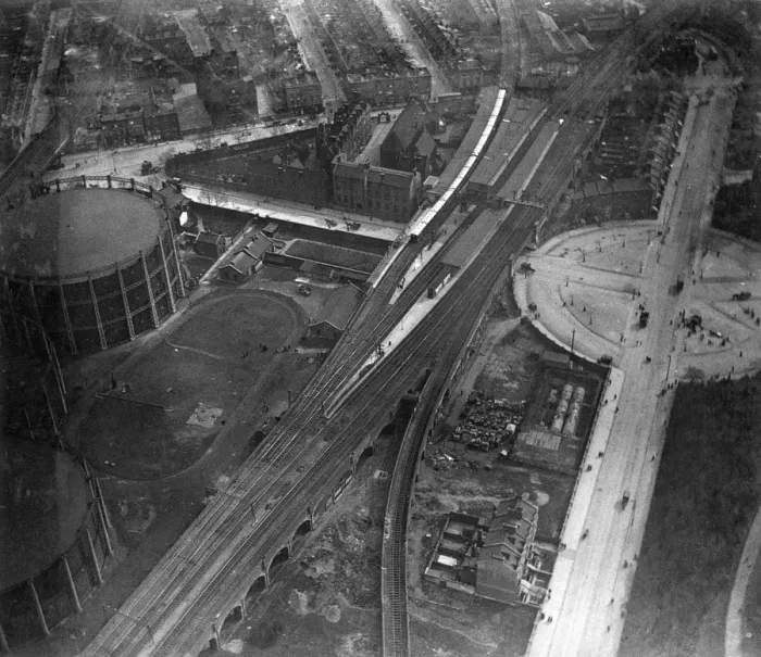 Framed Print : Aerial view of Battersea Framed Print : Aerial view of Battersea