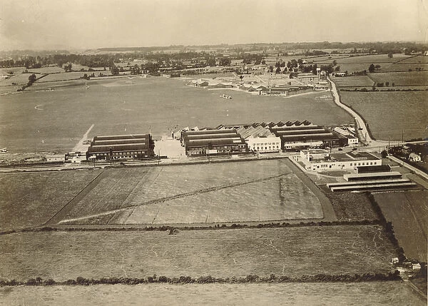 Aerial view of the Bristol factory and offices, 1931