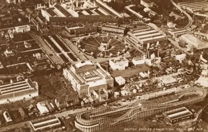 Framed Print : Aerial view, British Empire Exhibition, Wembley Framed Print : Aerial view, British Empire Exhibition, Wembley