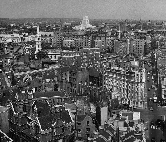 Framed Print : Aerial view of Central London Framed Print : Aerial view of Central London