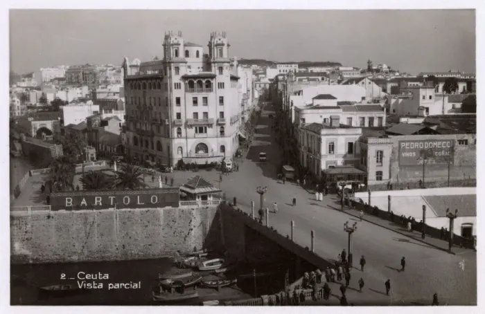 Framed Print : Aerial view of Ceuta, Spanish city in Morocco, North Africa Framed Print : Aerial view of Ceuta, Spanish city in Morocco, North Africa