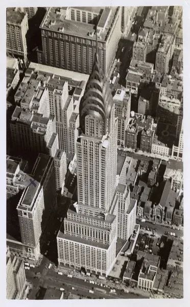 Aerial View Of The Chrysler Building New York City Usa
