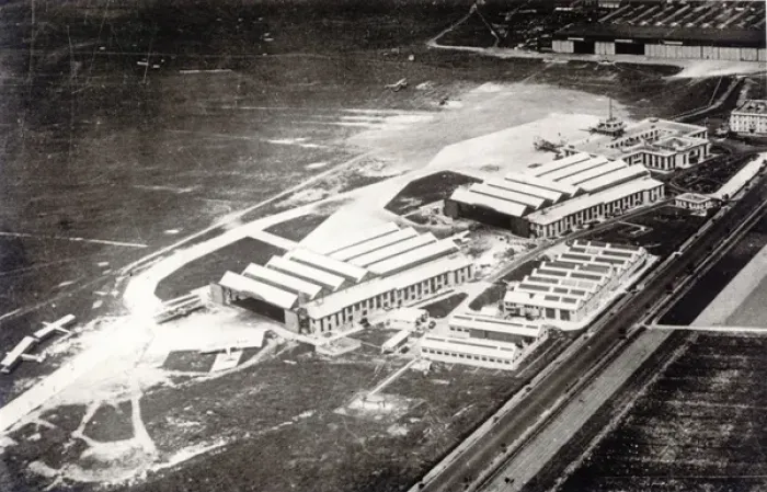 Framed Print : Aerial view of Croydon Airport Framed Print : Aerial view of Croydon Airport