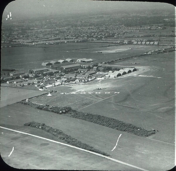Aerial view of Croydon Airport