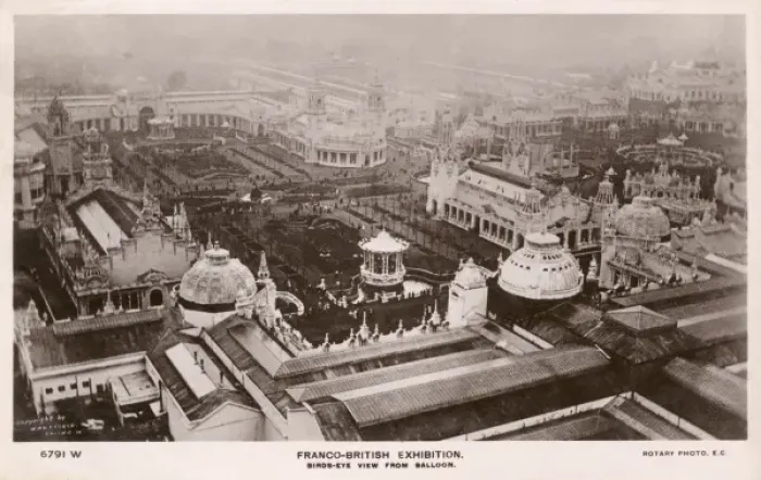 Framed Print : Aerial view, Franco-British Exhibition, London Framed Print : Aerial view, Franco-British Exhibition, London