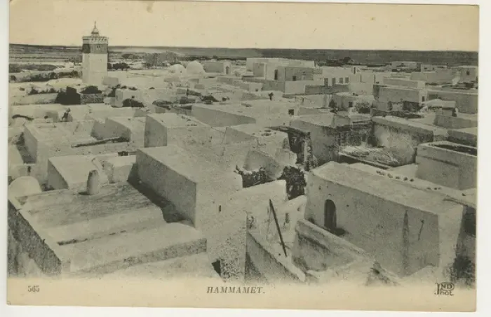 Framed Print : Aerial view of Hammamet, Tunisia, North Africa Framed Print : Aerial view of Hammamet, Tunisia, North Africa