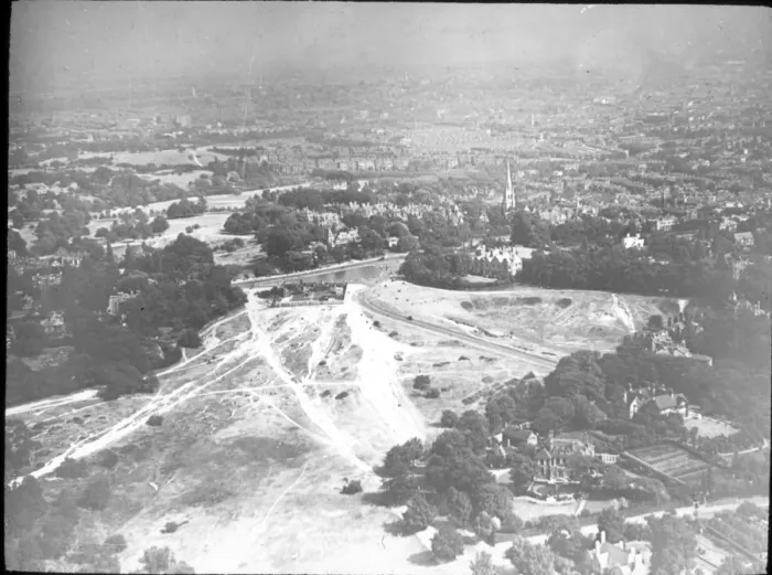 Framed Print : An aerial view of Hampstead Heath Framed Print : An aerial view of Hampstead Heath