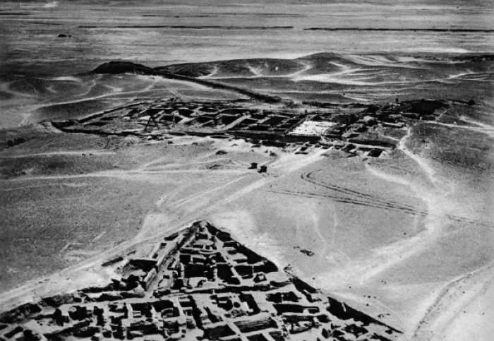 Framed Print : Aerial view of Mari, Syria Framed Print : Aerial view of Mari, Syria