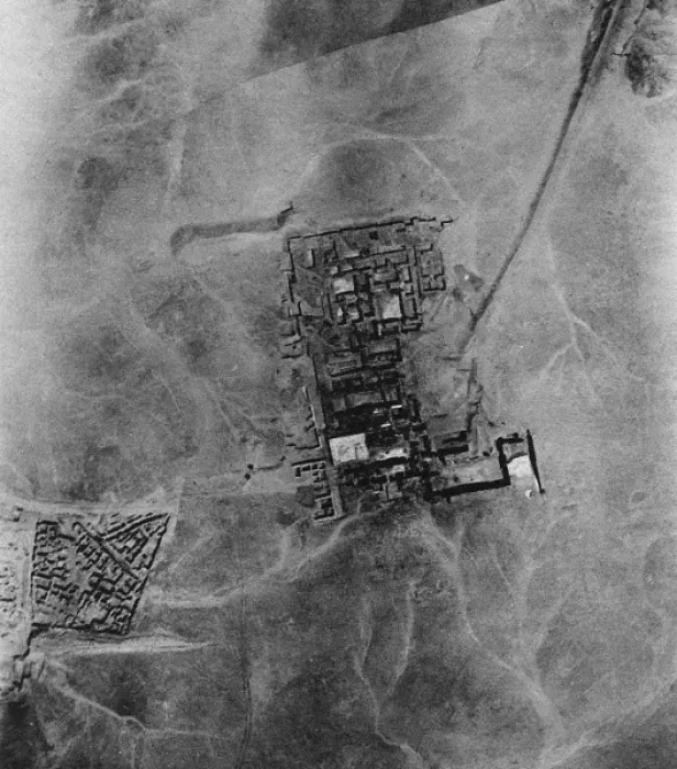 Framed Print : Aerial view of Mari, Syria Framed Print : Aerial view of Mari, Syria