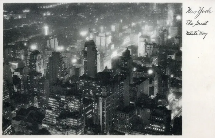 Framed Print : Aerial View of New York - Manhattan - The Great White Way Framed Print : Aerial View of New York - Manhattan - The Great White Way