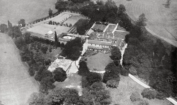 Aerial view of Rose Hill in Longley Lane, Northenden, Manchester