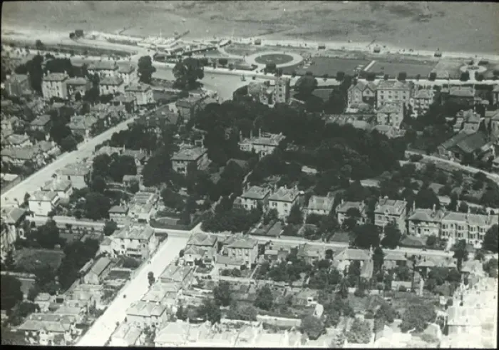 Framed Print : Aerial view of Ryde, Isle of Wight Framed Print : Aerial view of Ryde, Isle of Wight