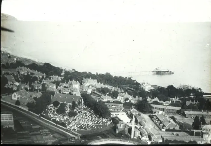 Framed Print : Aerial view of Sandown, Isle of Wight Framed Print : Aerial view of Sandown, Isle of Wight
