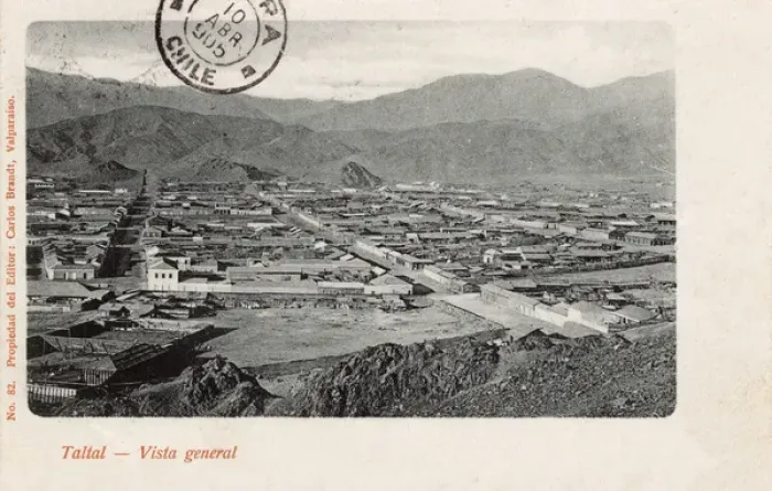 Framed Print : Aerial view of Taltal, Antofagasta, Chile, South America Framed Print : Aerial view of Taltal, Antofagasta, Chile, South America