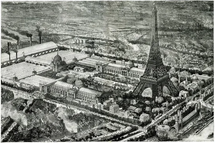 Framed Print : Aerial view, Universal Exhibition of Paris 1889 Framed Print : Aerial view, Universal Exhibition of Paris 1889