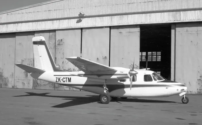 Framed Print : Aero Commander 500A ZK-CTM Framed Print : Aero Commander 500A ZK-CTM