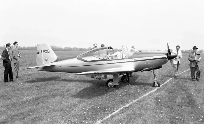 Framed Print : Aeromere F. 8L Falco G-APXD