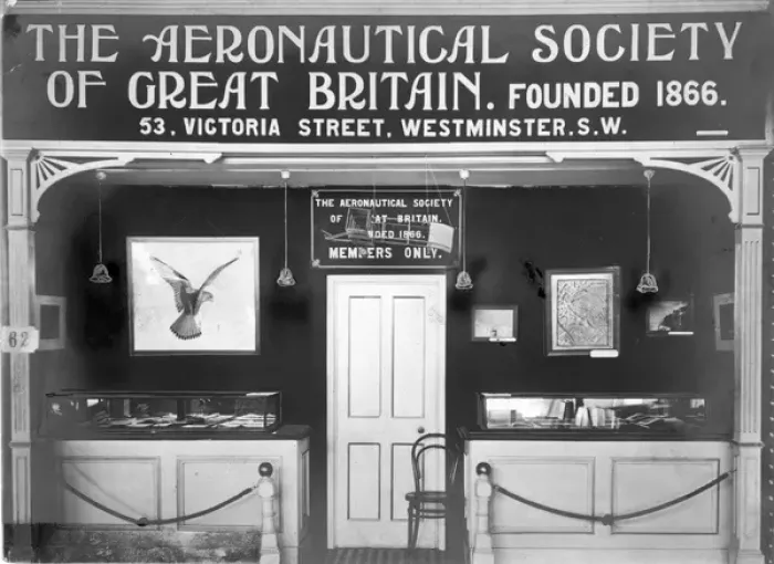 Framed Print : Aeronautical Society of Great Britains stand Framed Print : Aeronautical Society of Great Britains stand