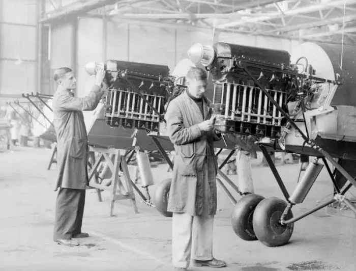 Framed Print : Aeroplane Factory 1933 Framed Print : Aeroplane Factory 1933