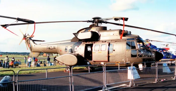 Framed Print : Aerospatiale AS 332L1 Super Puma F-WZJN Framed Print : Aerospatiale AS 332L1 Super Puma F-WZJN
