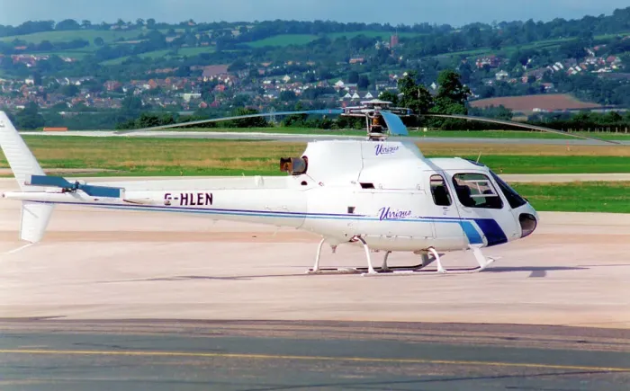 Framed Print : Aerospatiale AS350 Ecureuil G-HLEN Framed Print : Aerospatiale AS350 Ecureuil G-HLEN