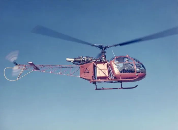 Framed Print : Aerospatiale SA-315 Alouette II / 2 Framed Print : Aerospatiale SA-315 Alouette II / 2