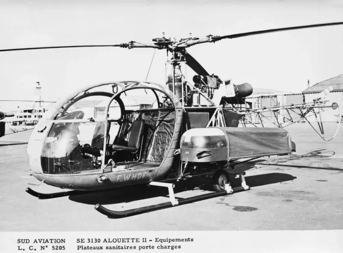 Framed Print : Aerospatiale SA-315 Alouette II / 2 Framed Print : Aerospatiale SA-315 Alouette II / 2