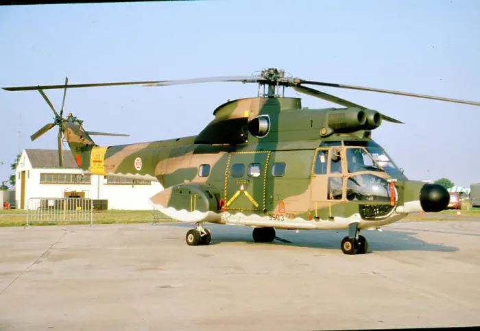 Framed Print : Aerospatiale SA. 330C 9503 Framed Print : Aerospatiale SA. 330C 9503
