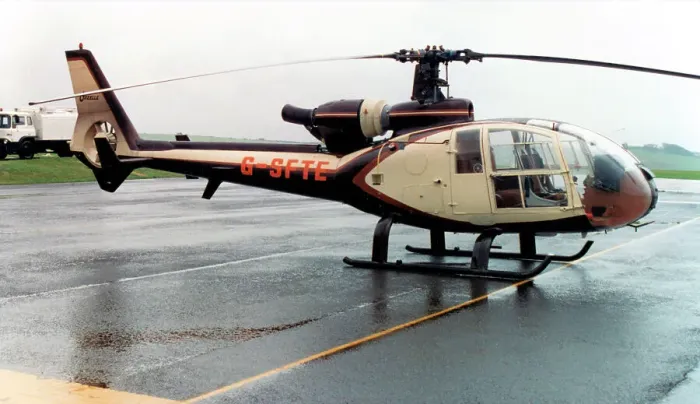 Framed Print : Aerospatiale SA.341G Gazelle G-SFTE