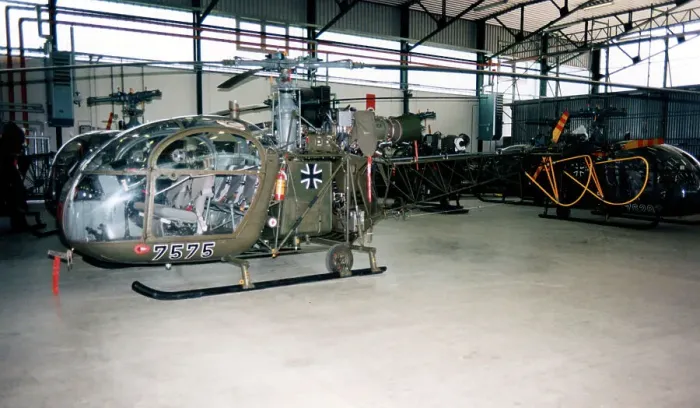 Framed Print : Aerospatiale SE. 3130 Alouette II 75+75 Framed Print : Aerospatiale SE. 3130 Alouette II 75+75