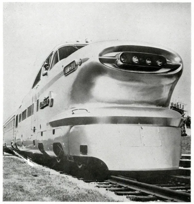 Framed Print : Aerotrain designed by Electro-motive section of the GMC Framed Print : Aerotrain designed by Electro-motive section of the GMC