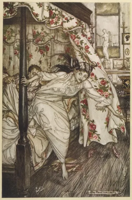 Framed Print : Aesop  /  Venus and the Cat