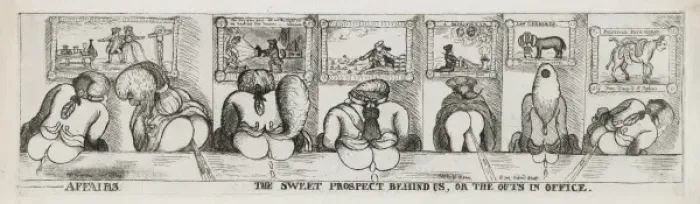 Framed Print : Affairs. The sweet prospect behind us, or The outs in office Framed Print : Affairs. The sweet prospect behind us, or The outs in office